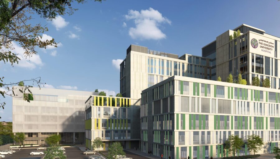 A 3D rendering of a building's exterior (seven of eight in the image gallery)