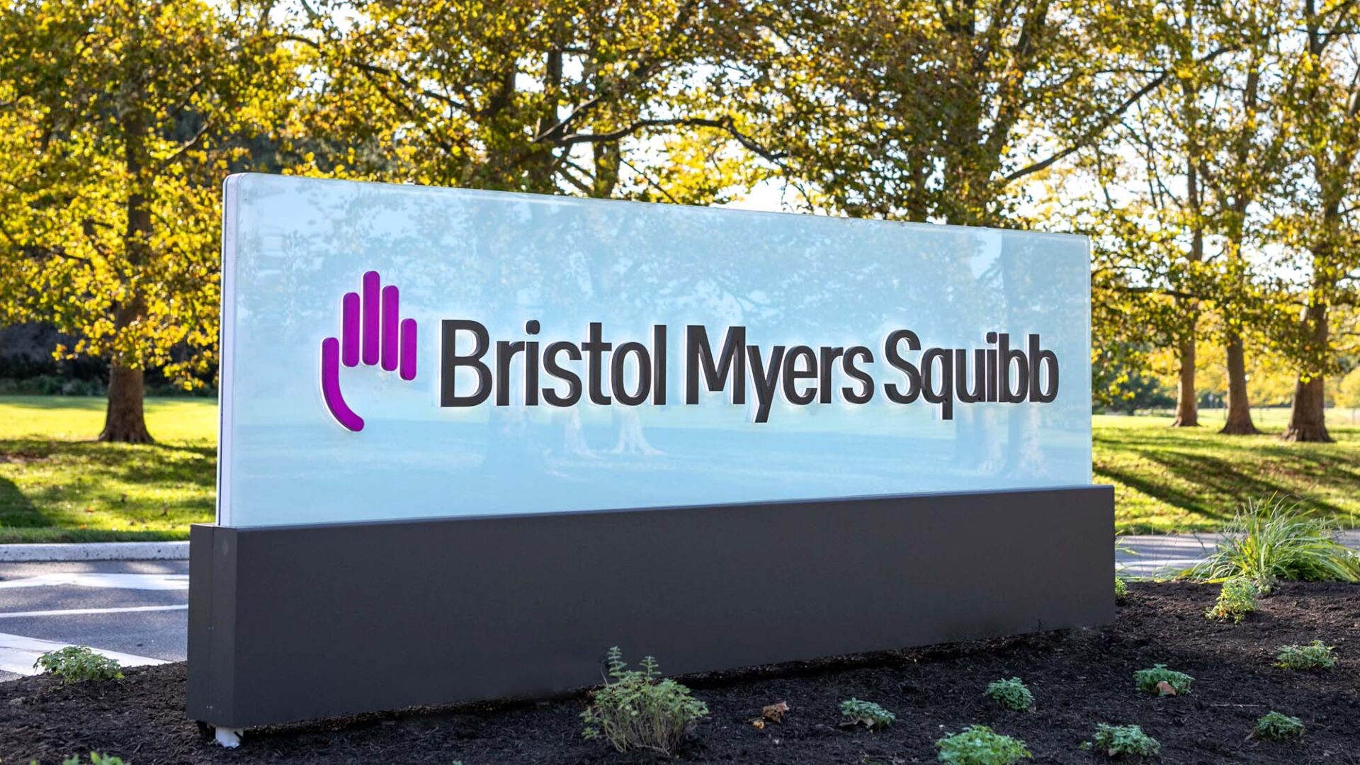 The Bristol Myers Squibb Exterior Sign