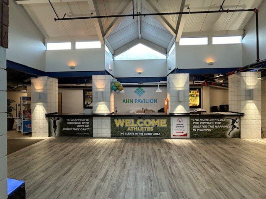 Common Lobby AHN Pavilion Erie Sports Park