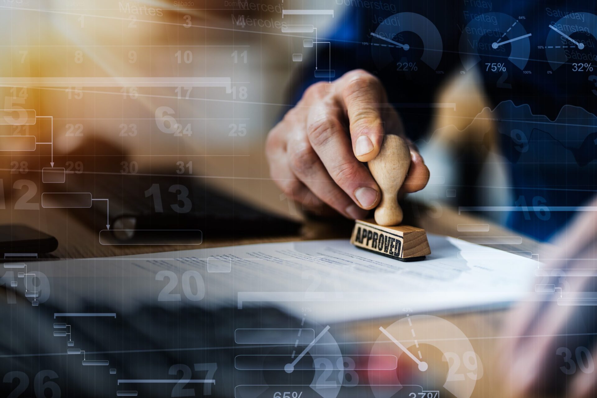 Approved,Document,Stamp,Or,Permit,Stamper,In,Office