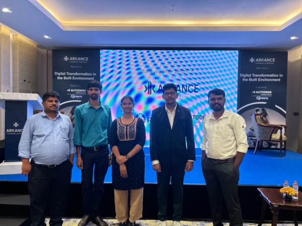 Senior Cost Manager Pandurangan Eallppan, Senior Cost Manager Ravikumar S, Senior Quantity Surveyor Abirami Mani, Executive Quantity Surveyor Kapu Prakash, and Hill Quantity Surveyor Assistant Manoj R. 